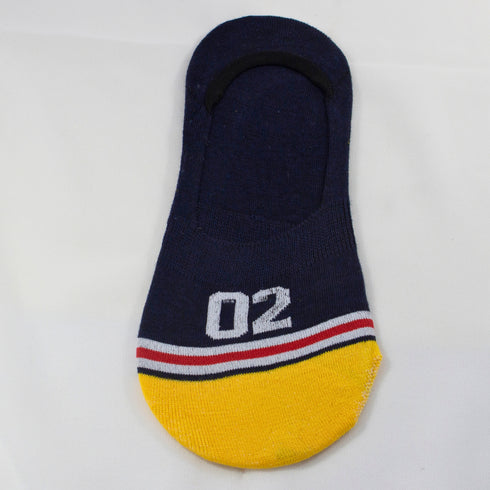 Casual Cotton Loafer Socks Navy Blue
